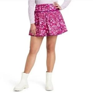 Kika Vargas for Target Pink Mum Scalloped Skirt - Size 10 - New Without Tags